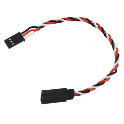 15cm Male to Female Futaba Twisted Servo Extension Lead