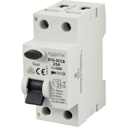 Sygonix SY-6438014 SYG-RCCB 2-pin 25A 30mA 230V AC 10kA rating