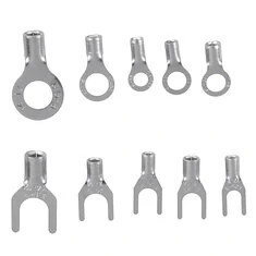 AOQDQDQD® 320 szt. Złączka zimno tłoczona OT/UT żłobione końcówki miedziane z uchwytem do przewodów w komplecie z pudełkiem