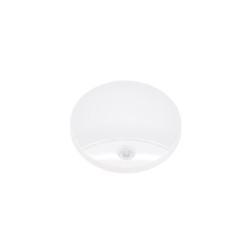 Plafoniera LED TAWAN 10W 940lm 4K IP44 czujnik PIR biała C38-ST41-104-PIR Bemko