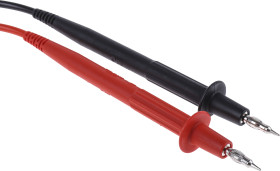 Przewody pomiarowe długość przewodu 1.5m Staubli kategoria CAT II 1000V 20A Prosty do kątowego Zestaw sondy pomiarowej