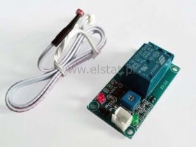 Czujnik natężenia światła z kablem i przek. 5V