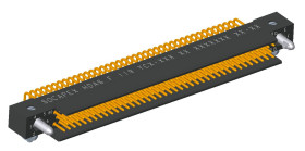 Wtyk PCB 119-pinowe raster: 1.905mm 3-rzędowe Amphenol Socapex Montaż na płytce drukowanej Męski 4.5A 750 V