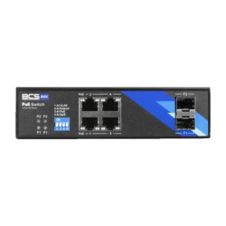 Switch PoE 4-portowy 1Gbps + 2x SFP BCS-B-ISP04G-2SFP