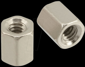 77775A Double nut set, internal UNC 4/40, pack of 10