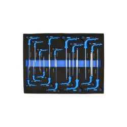 Zestaw wkrętaków typu TORX 18el. (wkład do szafki)