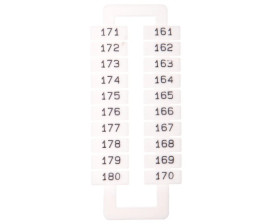Oznacznik do zl.EURO 2,5-70mm2 20szt 43192 (nadruk 161-180)