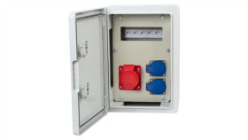 Rozdzielnica Budowlana Rb-250 8M - Gniazda 32A 5P, 2X230v, /8 Modułów/