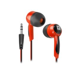 Słuchawki douszne BASIC 604 czarno-czerwone