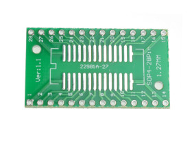 Adapter SSOP28 SOP28 na DIP28 zielona