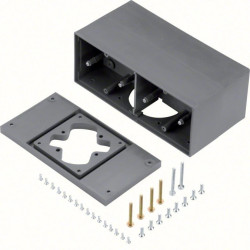 tehalit.VE-EE Puszka napodłogowa 4 stal szary PA GBZ47011