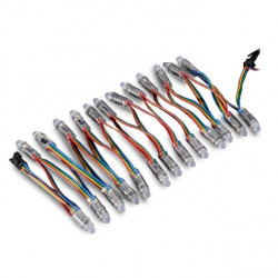 Łańcuch LED RGB 12mm WS2801 cyfrowy adresowany - 25szt. - Adafruit 322