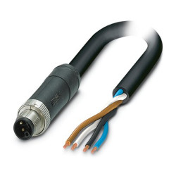 Kabel zasilający 4 Core Polichlorek winylu PVC Sheath Black, Grey