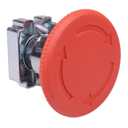 Techna PtecMetMushT60 60mm Emergency Stop Button Switch