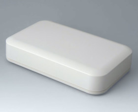 ASA+PC-FR enclosure, (L x W x H) 250 x 155 x 54 mm, gray white (RAL 9002), IP40, A9481107