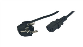 Przewód Zasilający Cee7 Iec C13 - Posac-C13-Eul18 Czarny 1,8M