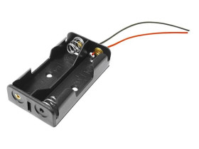 Koszyk na baterie płaski 2xAA R6