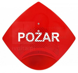 Sygnalizator akustyczno-optyczny, konwencjonalny, zewnętrzny, SAOZ-Pk 2, W2 SAOZ-Pk2