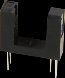 GP1A57HRJ00F Fork light barrier 10.0 mm OPIC PCB mounting