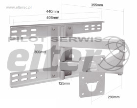 Uchwyt do TV ramiÄ™ wysuwane