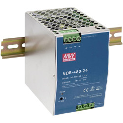 Mean Well NDR-480-48 PSU 480W DIN rail 1 output DC OK LED indicator