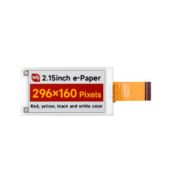 Wyświetlacz e-Paper (G) 2.15″ E-Ink 296×160 - Waveshare 28773
