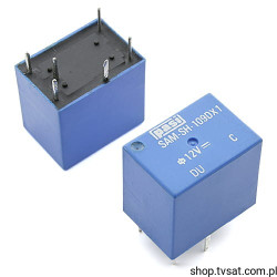 SAM-SH-109DX1 Relay 12VDC 10A R 320 Ohm THT PASI