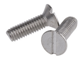 Śruby maszynowe M3 łeb z łbem stożkowym Stal nierdzewna długość 10.0mm skok 0.50mm