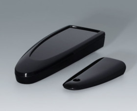 PMMA enclosure, (L x W x H) 123 x 48 x 24 mm, black (RAL 9005), IP40, B2802016