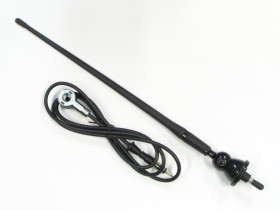 Antena samochodowa dachowa z masztem gumowym CA40 wtyk DIN