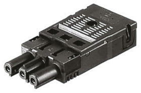 Złączka oświetleniowa Wieland 3 GST18i3 Żeński Złącze Mini Gniazdo