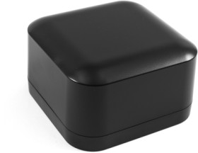 ABS enclosure, (L x W x H) 120 x 120 x 70 mm, black (RAL 9005), IP66, 1557DABK
