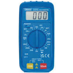 Draper 52320 Pocket Digital Multimeter, 500V, AC/DC - 52320
