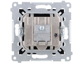 Simon 54 Gniazdo R-TV-DATA (moduł) czarny mat DAD.01/49