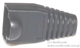 Osłonka wtyków RJ45 czarna
