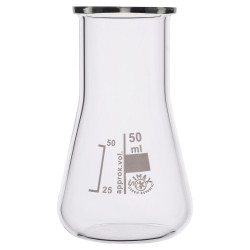 Simax Conical Flask Wide Neck 50ml Pack of 10