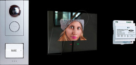 VD-ALU-6109-S-S Video intercom system set, silver