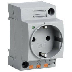 L&#xFC;tze 680026 Push-in Socket Grey 5 Pieces Snap Closure Easy Mounting