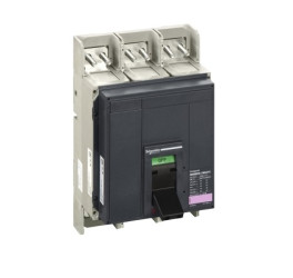 Wyłącznik kompaktowy MCCB, 3-biegunowy, 1kA, Stałe, Schneider Electric, ComPacT NS