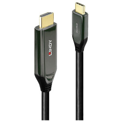 LINDY 43368 LINDY USB-C Adapter cable 8K UHD 2m Black HDMI plug