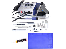 Stacja Lutownicza WEP 948-II 4w1 - Rozlutownica +Mata 33x21cm Flux 223