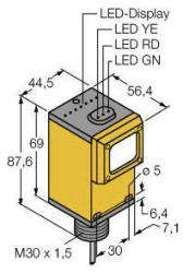 Czujnik światła Turck Q45VR2CV 3035446 1 szt.