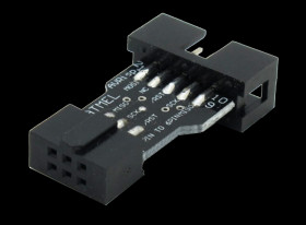 Opencircuit 10 to 6 pin USBASP adapter