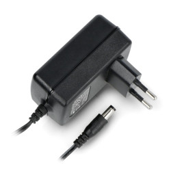 Zasilacz impulsowy 12V/1,5A - 100V-240V - wtyk DC 5,5/2,5mm