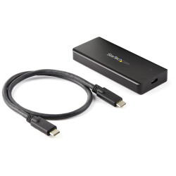 StarTech.com M2E1BRU31C USB-C 10Gbps M.2 NVMe PCIe SSD Enclosure - Rugged Alumi