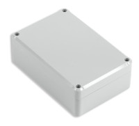 KM-76J Obudowa z tworzywa KM76 wymiary: 120x80x36mm - pełna - hermetyczna - jasna - ABS