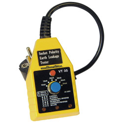 Multimetrix P06230301 VT 35 Quick Tester CAT II 250V Tests RCDs &amp; Sockets