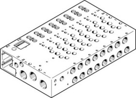 Podstawa rozdzielacza 20-drogowa G 3/8 3/8in G Festo