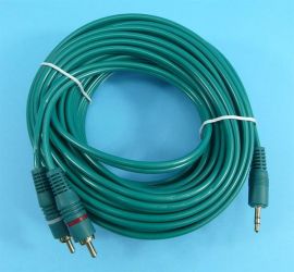 2xWT.RCA-&gt;1xWT.JACK 3,5 ST 10,0mb 4715