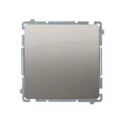 Simon Basic Łącznik krzyżowy bez piktogramu (moduł) 10AX 250V, zaciski śrubowe, satynowy BMW7.01/X/29